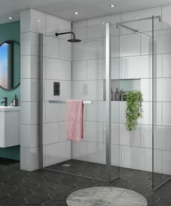 Matrix 1700 x 760mm Ultimate Walk In Enclosure + Side Panel Only 10mm (No Tray)