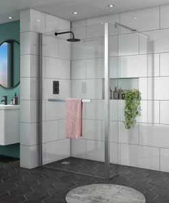 Matrix 10mm (1700 x 760mm) Wet Room Screen Enclosure - No Tray