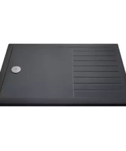 Arezzo 1400 x 900 Wet Room (incl. 800mm Arched Matt Black Framed Screen + Slate Tray) -Shower Enclosure Ranges Shop 8ARBWS14ST d3 460