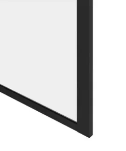 Arezzo 1400 x 900 Walk In Enclosure (incl. 800 Matt Black Framed Screen, Side Panel + White Tray) -Shower Enclosure Ranges Shop 98SQBWS16T d2 460