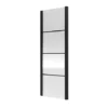 Side Panel for Hudson Matt Black Apex Shower Door