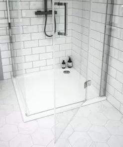 Apollo Frameless RH Hinged Door Square Enclosure -Shower Enclosure Ranges Shop AHDSQRH detail4 460