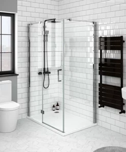 Apollo Frameless LH Hinged Door Rectangular Enclosure