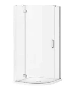 Apollo 900x900mm Frameless Single Door Quadrant Enclosure + Tray -Shower Enclosure Ranges Shop APSD90 d1 460