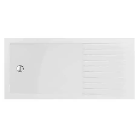 Arezzo 1700 x 800 Brushed Brass Wet Room (inc. Screen, Side Panel + Tray) 2 Arezzo 1700 x 800 Brushed Brass Wet Room (inc. Screen, Side Panel + Tray) - Image 2