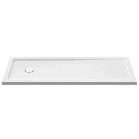 Arezzo 1700 x 700 Bath Replacement Wet Room (1000mm Chrome Fluted Glass Screen w. Tray) 2 Arezzo 1700 x 700 Bath Replacement Wet Room (1000mm Chrome Fluted Glass Screen w. Tray) - Image 2