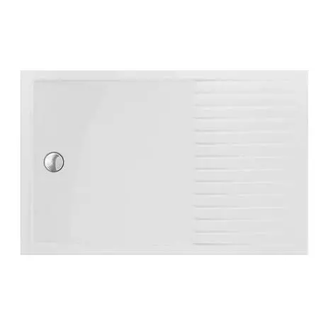 Venice 1400 x 900 Matt Black Abstract Grid Wet Room (incl. Screen, Side Panel + Tray) 2 Venice 1400 x 900 Matt Black Abstract Grid Wet Room (incl. Screen, Side Panel + Tray) - Image 2