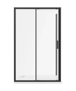 Toreno Matt Black 1000 x 900mm Sliding Door Shower Enclosure + Pearlstone Tray 9 Toreno Matt Black 1000 x 900mm Sliding Door Shower Enclosure + Pearlstone Tray -Shower Enclosure Ranges Shop BLK109SDE d3 460