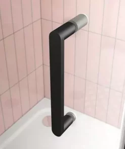 Toreno Matt Black 1200 x 800mm Sliding Door Shower Enclosure + Pearlstone Tray 7 Toreno Matt Black 1200 x 800mm Sliding Door Shower Enclosure + Pearlstone Tray -Shower Enclosure Ranges Shop BLK128SDE d3 460