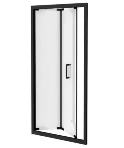 Toreno Matt Black 700 x 1850 Bi-Fold Shower Door 5 Toreno Matt Black 700 x 1850 Bi-Fold Shower Door -Shower Enclosure Ranges Shop BLK7BFD d2 460