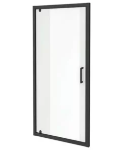 Toreno Matt Black 800 x 1850 Pivot Shower Door -Shower Enclosure Ranges Shop BLK8PVD d3 460