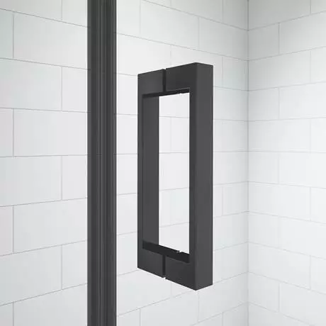 Merlyn Black Sliding Shower Door 3 Merlyn Black Sliding Shower Door - Image 3