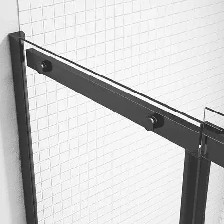 Merlyn Black Sliding Shower Door 4 Merlyn Black Sliding Shower Door - Image 4