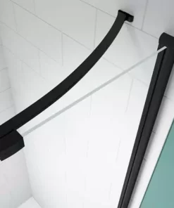 Merlyn Black Hinge & Inline Shower Door 9 Merlyn Black Hinge & Inline Shower Door -Shower Enclosure Ranges Shop BLKH900REC D3 460