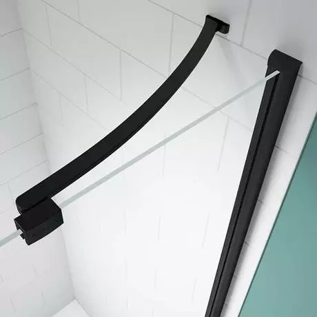 Merlyn Black Hinge & Inline Shower Door 5 Merlyn Black Hinge & Inline Shower Door - Image 5