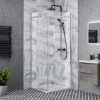 Nova Square 800 x 800mm Frameless Corner Entry Shower Enclosure