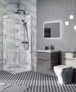 Nova Square 900 x 900mm Frameless Corner Entry Shower Enclosure -Shower Enclosure Ranges Shop BRCE9090 detail2 460