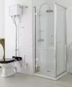 Burlington Traditional Hinged Shower Door & Side Panel 5 Burlington Traditional Hinged Shower Door & Side Panel -Shower Enclosure Ranges Shop BU DR SP D2 460