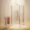 Burlington Traditional Hinged Shower Door & Side Panel