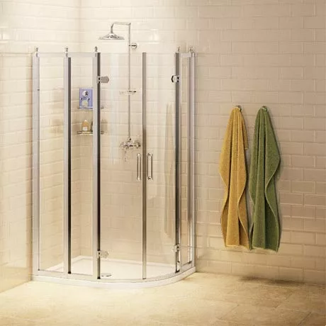 Burlington Traditional Off Set Quadrant Shower Enclosure -Shower Enclosure Ranges Shop Burlington Traditional 195cm Off Set Quadrant Shower Enclosure p