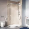 Crosswater 1200 x 800mm Clear 6 Offset Quadrant Single Door Shower Enclosure - CAQSSC12X8