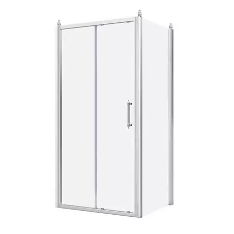 Chatsworth Traditional 1000 x 800mm Sliding Door Shower Enclosure without Tray 4 Chatsworth Traditional 1000 x 800mm Sliding Door Shower Enclosure without Tray - Image 4