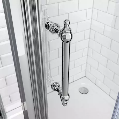 Chatsworth Traditional 1000 x 800mm Sliding Door Shower Enclosure without Tray 3 Chatsworth Traditional 1000 x 800mm Sliding Door Shower Enclosure without Tray - Image 3
