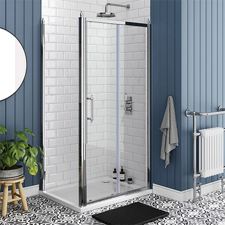 Chatsworth Traditional 1000 x 900mm Sliding Door Shower Enclosure without Tray 1 Chatsworth Traditional 1000 x 900mm Sliding Door Shower Enclosure without Tray