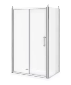 Chatsworth Traditional 1200 x 700mm Sliding Door Shower Enclosure + Tray -Shower Enclosure Ranges Shop CT127SDE d2 460