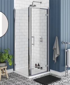 Chatsworth Traditional 800 x 800mm Hinged Door Shower Enclosure + Tray