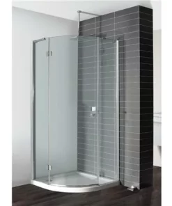Crosswater - Design Quadrant Single Hinged Door Shower Enclosure - 3 Size Options