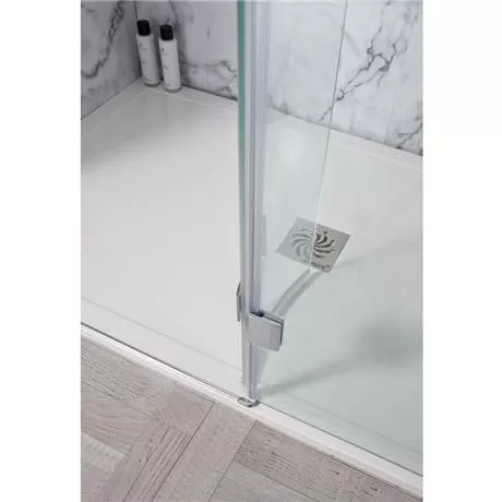 Crosswater - Design View Walk In Easy Access Shower Enclosure - 2 Size Options 2 Crosswater - Design View Walk In Easy Access Shower Enclosure - 2 Size Options - Image 2
