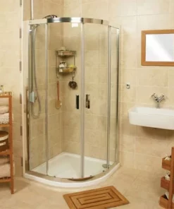 Roman - Embrace Twin Door Quadrant Shower Enclosure - 3 Size Options