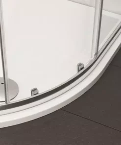 Crosswater Kai 6 Offset Quadrant Single Door Shower Enclosure -Shower Enclosure Ranges Shop KLQSSC10X8 D5 460