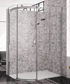 Merlyn 10 Series 1200 x 900mm LH 1 Door Offset Quadrant Enclosure