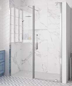Merlyn 10 Series Pivot Shower Door & Inline Panel