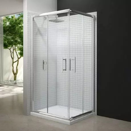 Merlyn 6 Series Corner Door Shower Enclosure 1 Merlyn 6 Series Corner Door Shower Enclosure