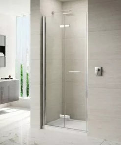 Merlyn 8 Series Frameless Hinged Bifold Shower Door