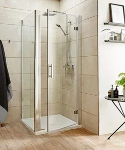 Toreno 8mm Square Hinged Door Shower Enclosure - Easy Fit