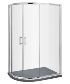 Toreno 900 x 800 Offset Quadrant Shower Enclosure inc. Slate Effect Tray