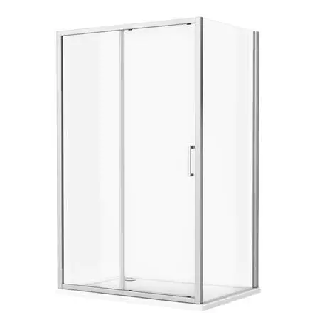 Monza 1000 x 900mm Sliding Door Shower Enclosure without Tray 2 Monza 1000 x 900mm Sliding Door Shower Enclosure without Tray - Image 2