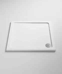 Monza 900 x 900mm Bi-Fold Door Shower Enclosure + Pearlstone Tray -Shower Enclosure Ranges Shop MZBF9ET d3 460