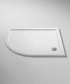 Monza LH Offset Quadrant Shower Enclosure + Pearlstone Tray (Various Sizes) -Shower Enclosure Ranges Shop MZOQLH d3 460