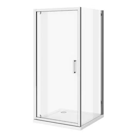 Monza 760 x 760mm Pivot Door Shower Enclosure without Tray 2 Monza 760 x 760mm Pivot Door Shower Enclosure without Tray - Image 2