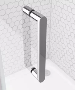 Monza 800 x 800mm Pivot Door Shower Enclosure + Pearlstone Tray -Shower Enclosure Ranges Shop MZPV8ET d3 460