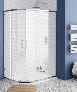 Monza 800 x 1200mm Offset Quadrant Shower Enclosure