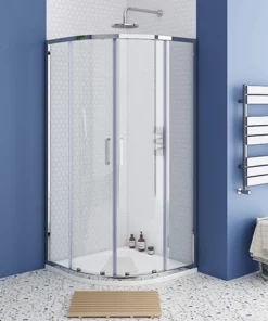 Monza 1000 x 1000mm Quadrant Shower Enclosure + Pearlstone Tray