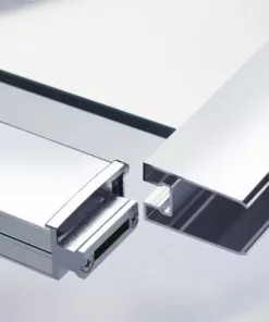 Newark RH 1200 x 800mm Offset Quadrant Enclosure + Slate Effect Tray -Shower Enclosure Ranges Shop NQSE128ST RH d3 460