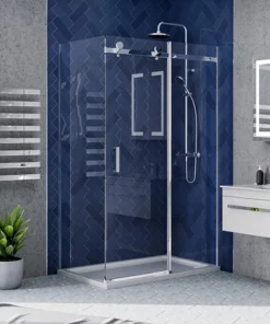Nova Frameless 1400 x 800 Sliding Door Shower Enclosure