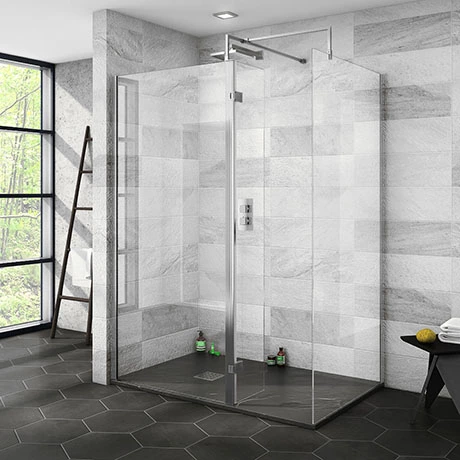 Nova 1400 x 900 Wet Room (inc. Screen, Side Panel + Return Panel with Slate Effect Tray) 1 Nova 1400 x 900 Wet Room (inc. Screen, Side Panel + Return Panel with Slate Effect Tray)